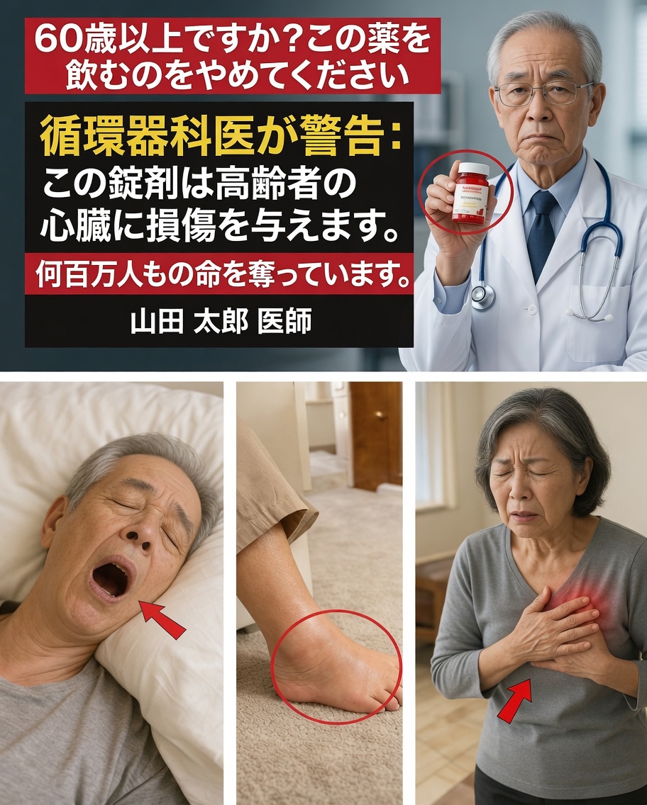 60歳以降に心臓の健康へ密かに影響を及ぼす可能性のある一般的な薬5つ――そして次にすべきこと