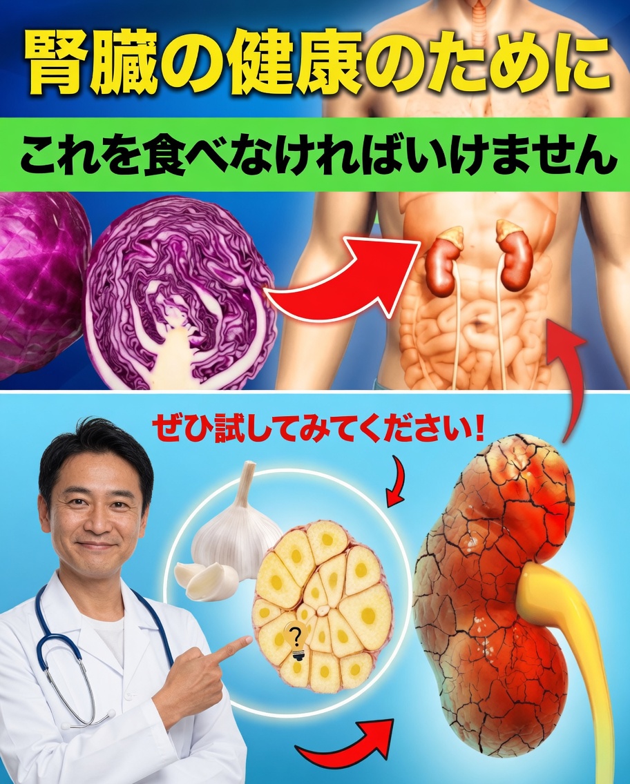 腎臓を守れ！腎臓の健康を守る10の強力な食品
