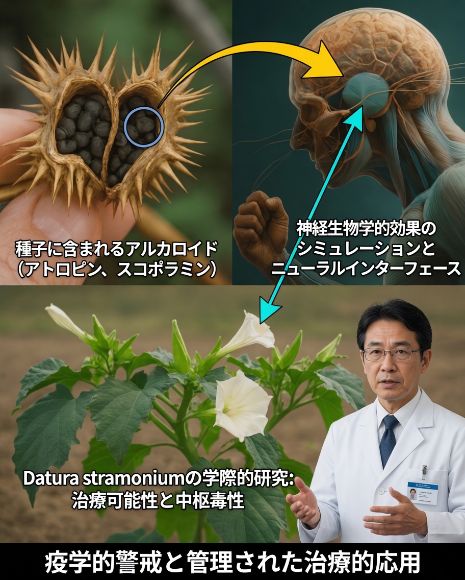 ダチュラ・ストラモニウム：奇跡の薬草か、死の誘惑か？