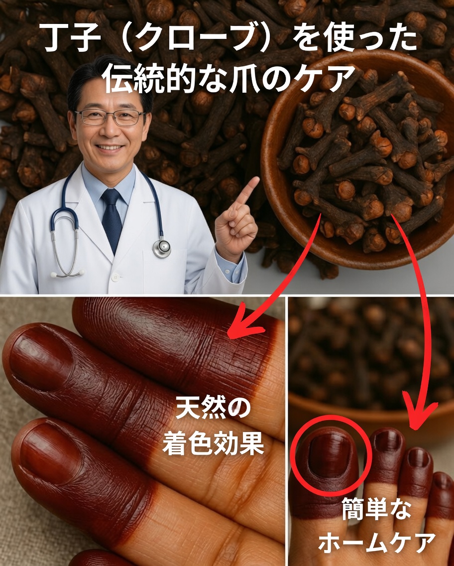 爪を染める自然革命：クローブの力を体験しよう