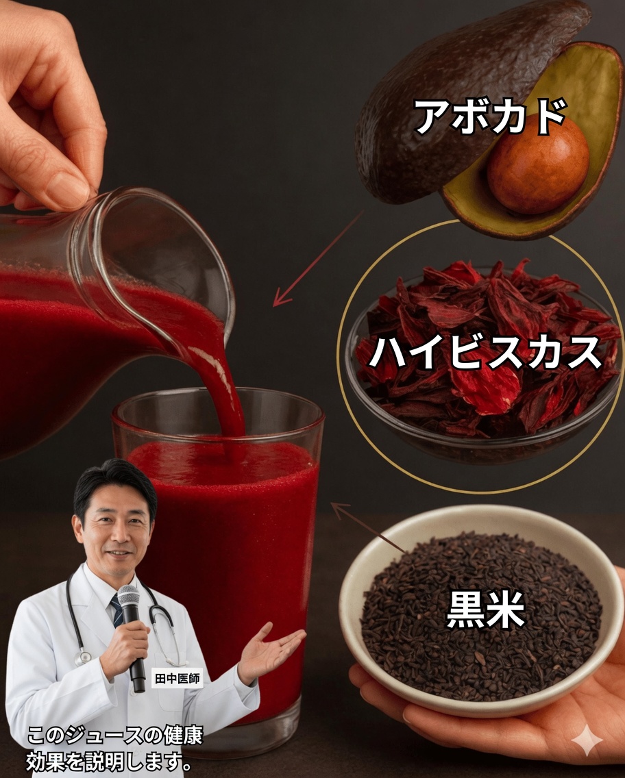 アボカド、ハイビスカス、クローブのナチュラルスムージー：健康を変えるかもしれない鮮やかなレシピ