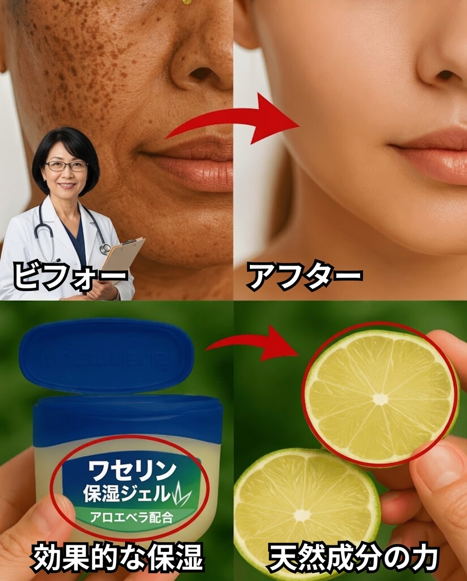ワセリンとレモンで叶える時を超えたアンチエイジングの秘密