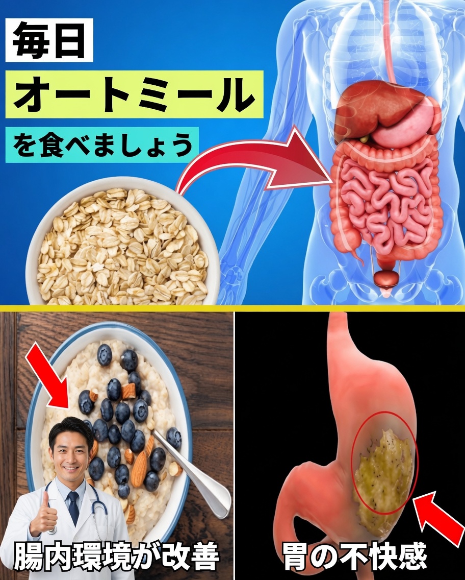 毎日オートミールを食べると体に何が起こるのか