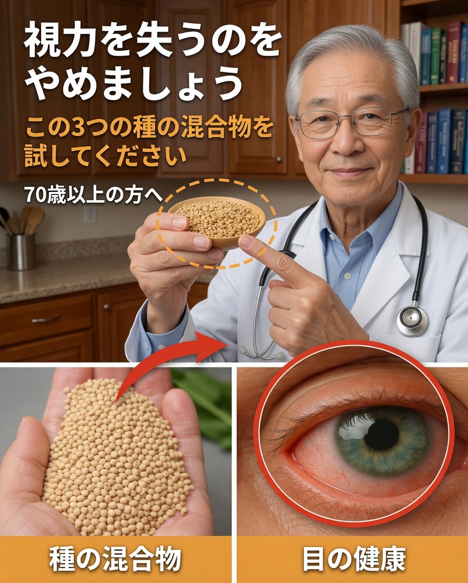 この種を食べて視力の改善を実感しよう――特に60歳以降に！