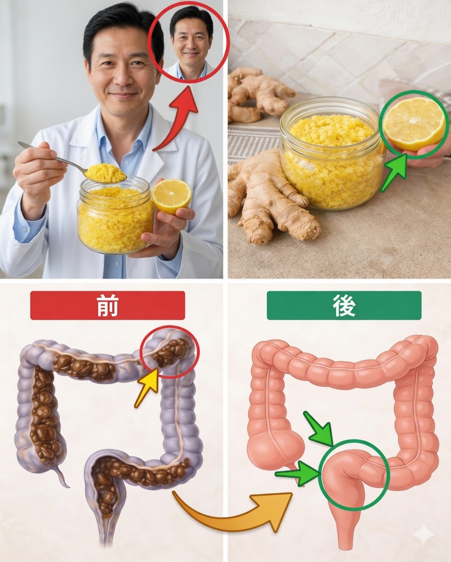 生姜＋レモン：大腸洗浄のビフォーアフター――このシンプルな飲み物を試すと本当に何が起こるのか