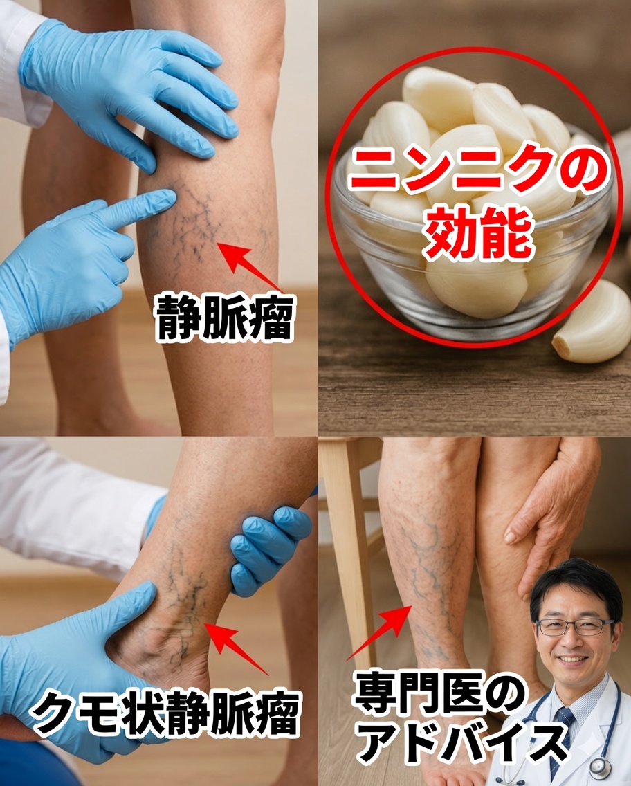 たった2つの天然成分で静脈瘤と関節痛にさよなら