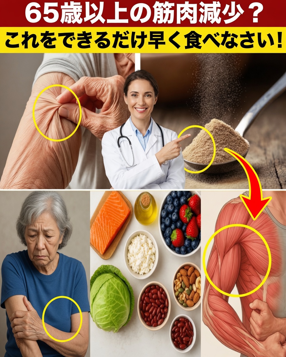 60歳以上？この簡単な食品が高齢者の筋肉量減少を回復するのに役立つかもしれません