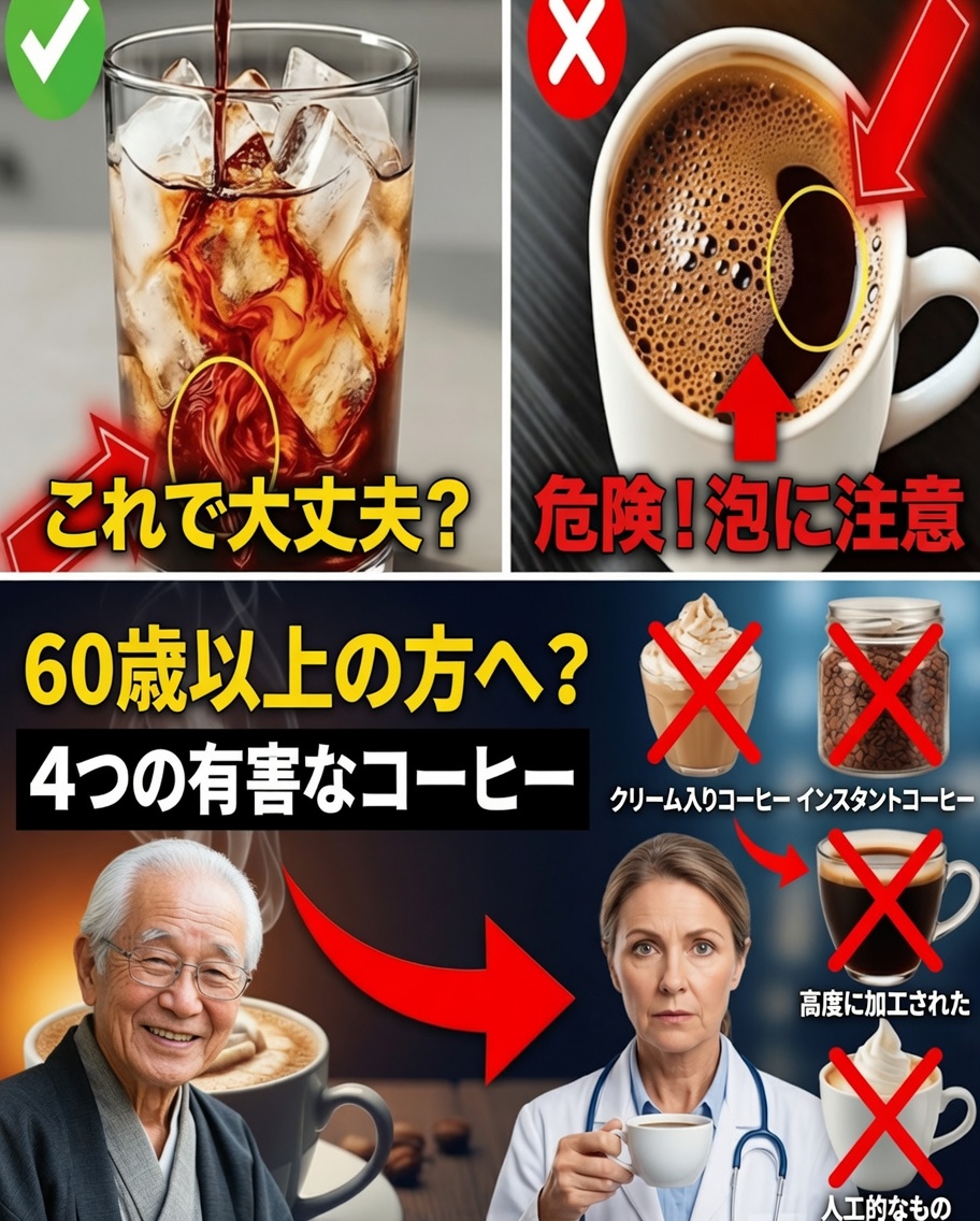 60歳以上？絶対に飲んではいけない最悪のコーヒー4選と、毎日の習慣に取り入れるべき最高のコーヒー4選