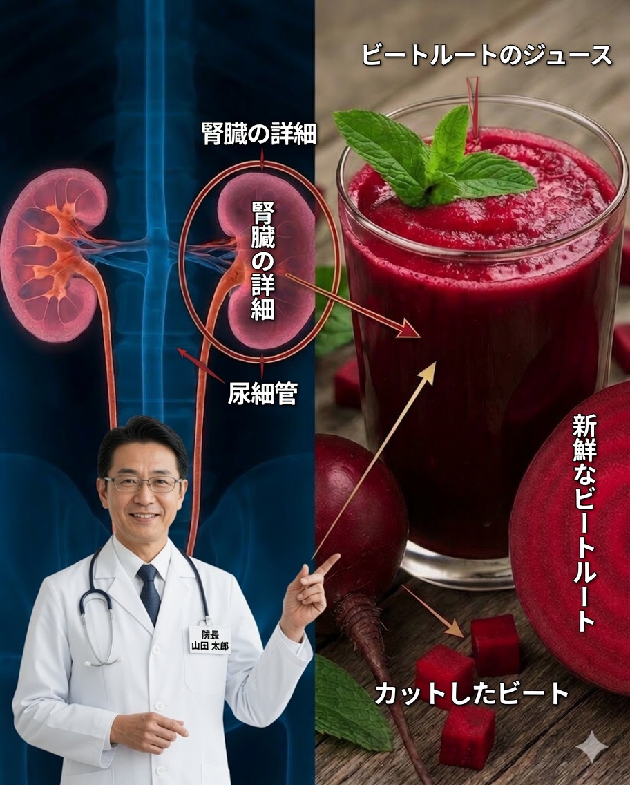 キッチンの力を解き放とう：60歳以降に腎臓を若返らせるシンプルな飲み物