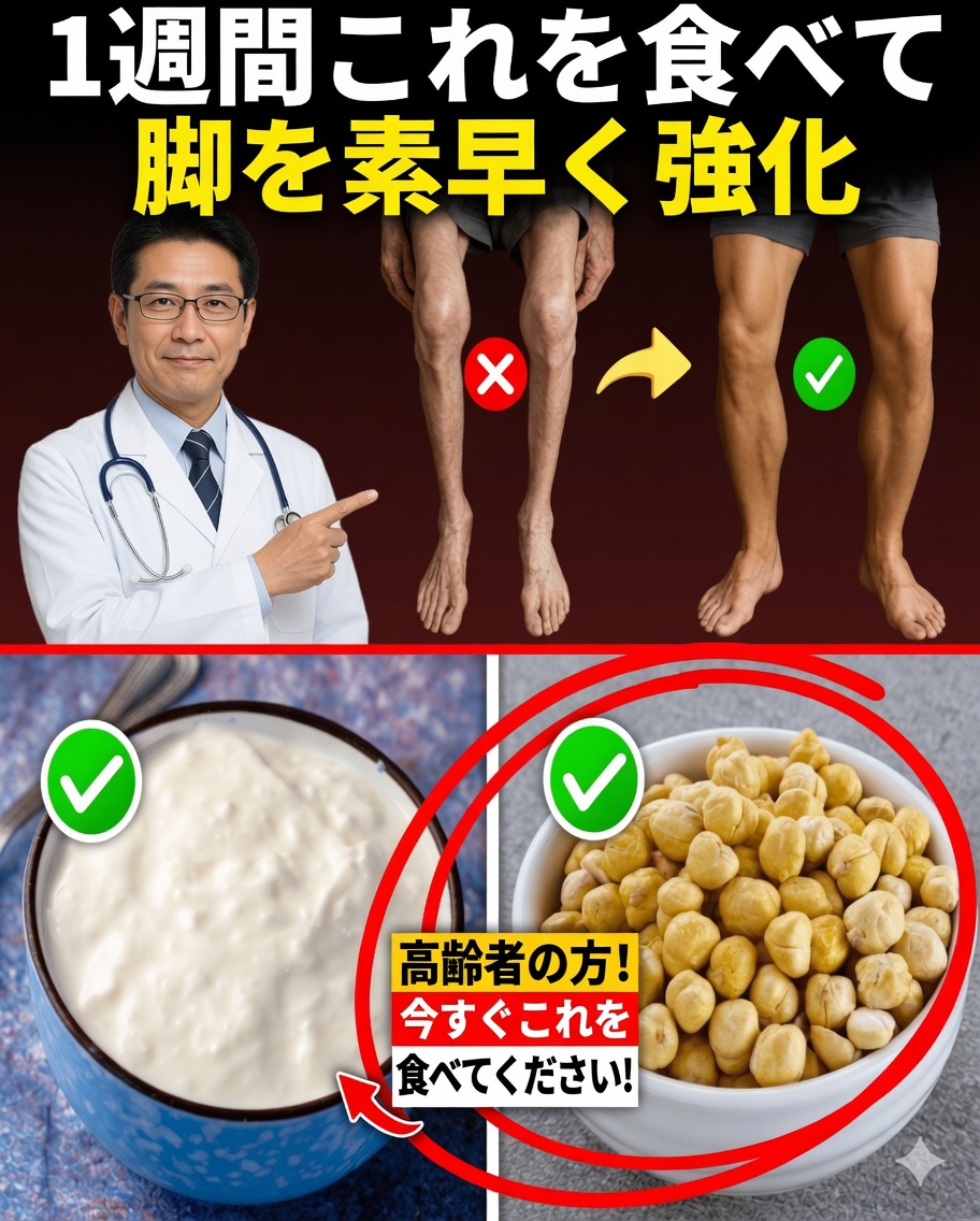 60歳を過ぎても脚をもっと強くする秘訣：この強力な自然飲料3つを発見
