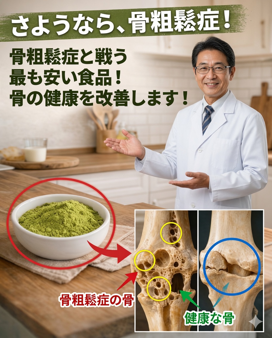 60歳以降に骨を強くするために多くの高齢者が見過ごしている最も安いスーパーフード