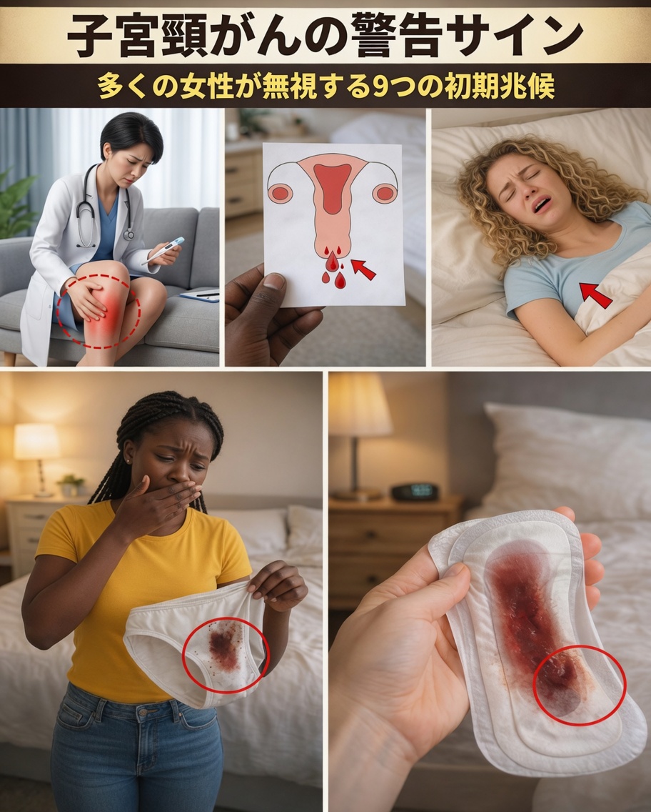 多くの女性が見過ごしがちな子宮頸がんの9つの早期警告サイン（そして、体の声に耳を傾けることが命を救う理由）