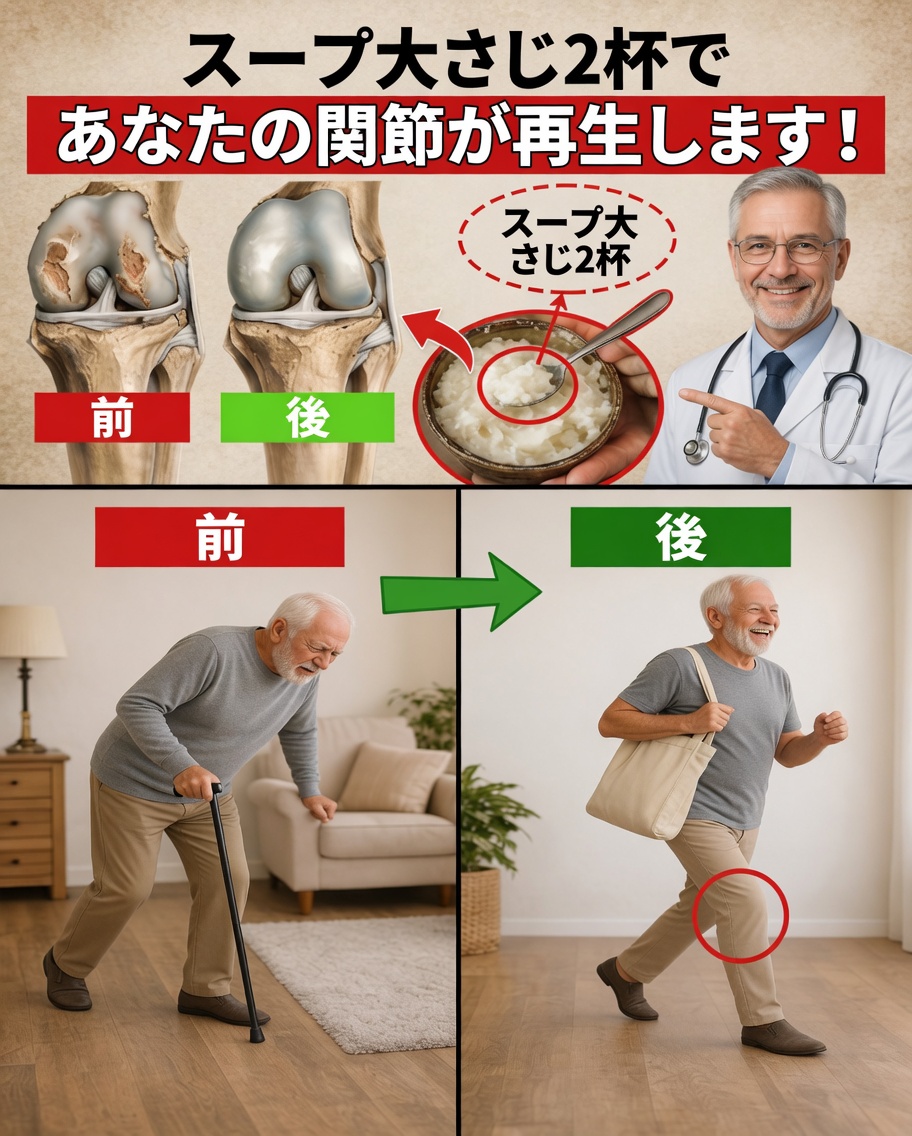 97歳の整形外科医の秘密：膝の軟骨を守り、可動性の改善に役立つ可能性のある自然食品