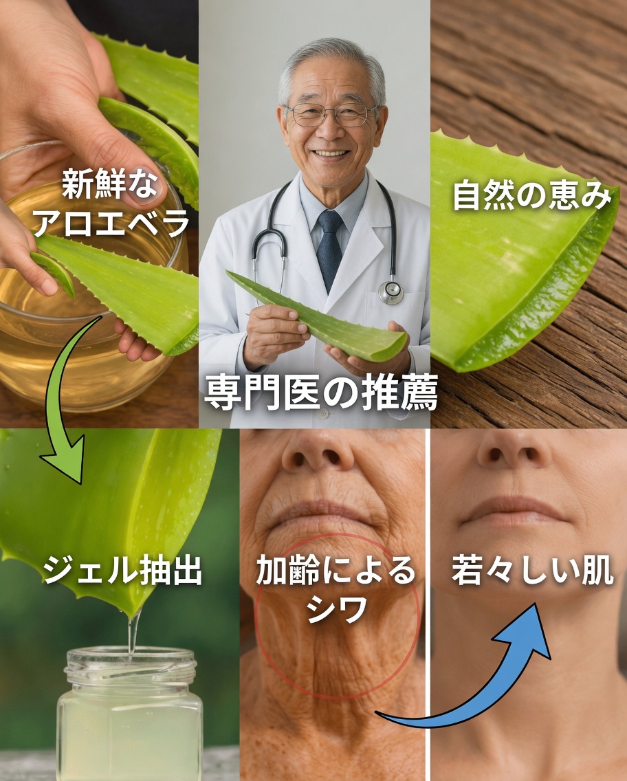 67歳で35歳に見える私の祖母――その秘密は？コラーゲン＋アロエベラ