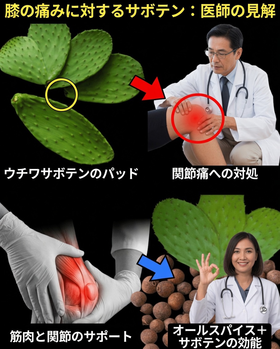 抗炎症パワー：ウチワサボテン（ノパル）ウォーターで関節の腫れと骨の痛みを和らげる
