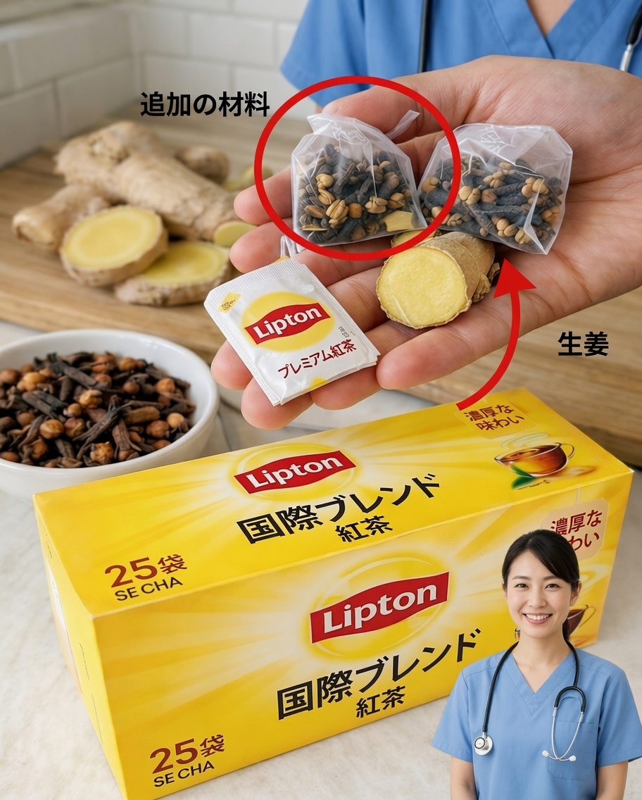 クローブとジンジャー入りリプトンティーの強力な効能：すべての女性にふさわしい、毎日できるシンプルな習慣