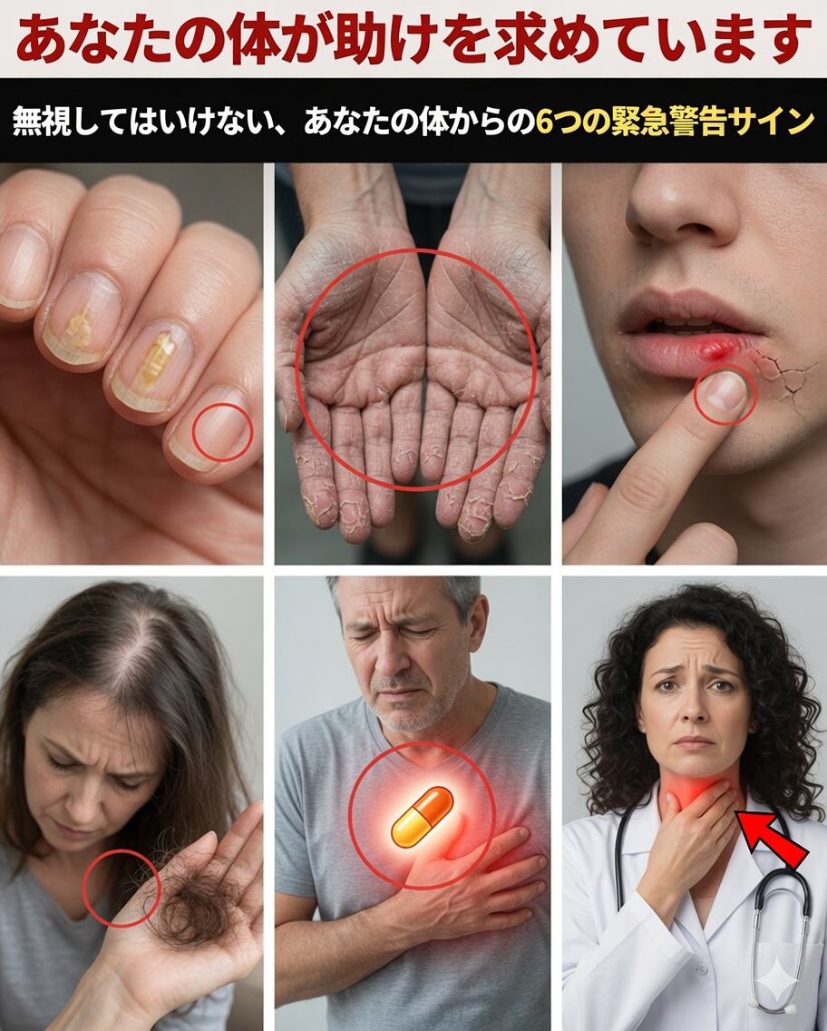 長期的な健康を守るために見逃してはいけない体のさりげない6つのサイン