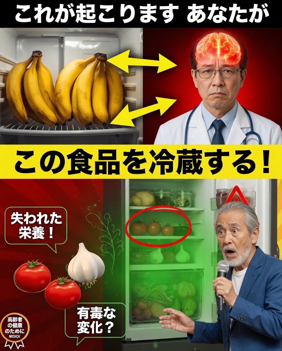 高齢者の皆さん、今すぐやめて！この13の食品は絶対に冷蔵庫に入れないで――その理由はこちら