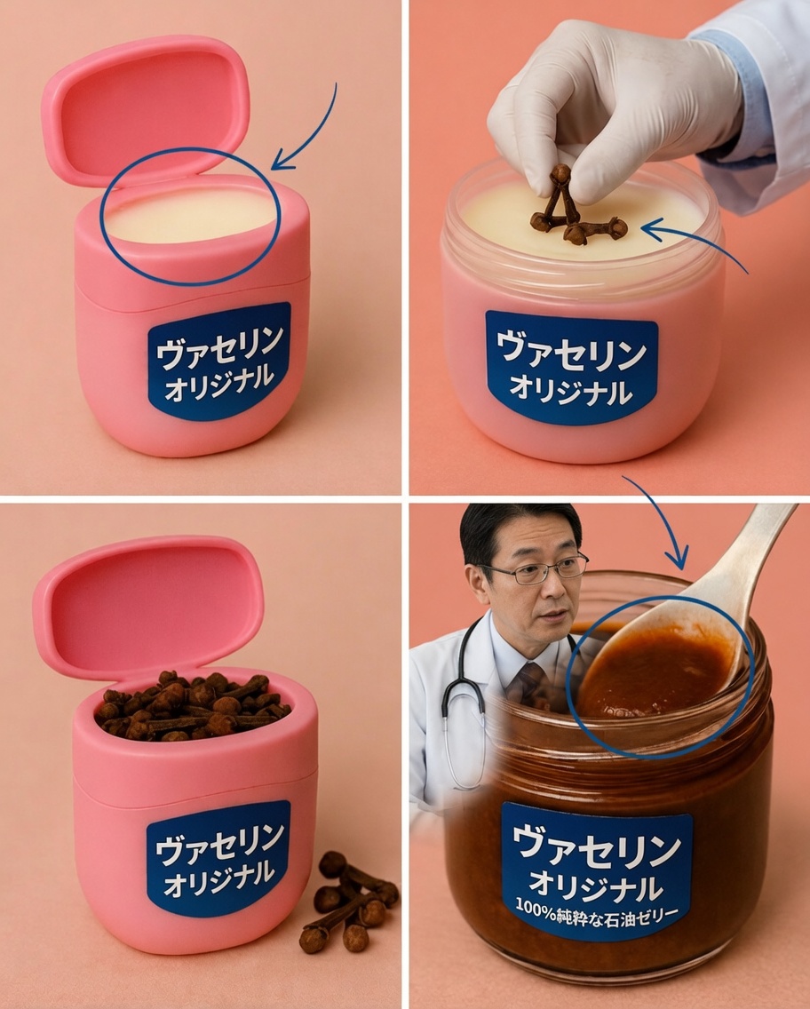 クローブとワセリン：新しい自然派美容の秘訣