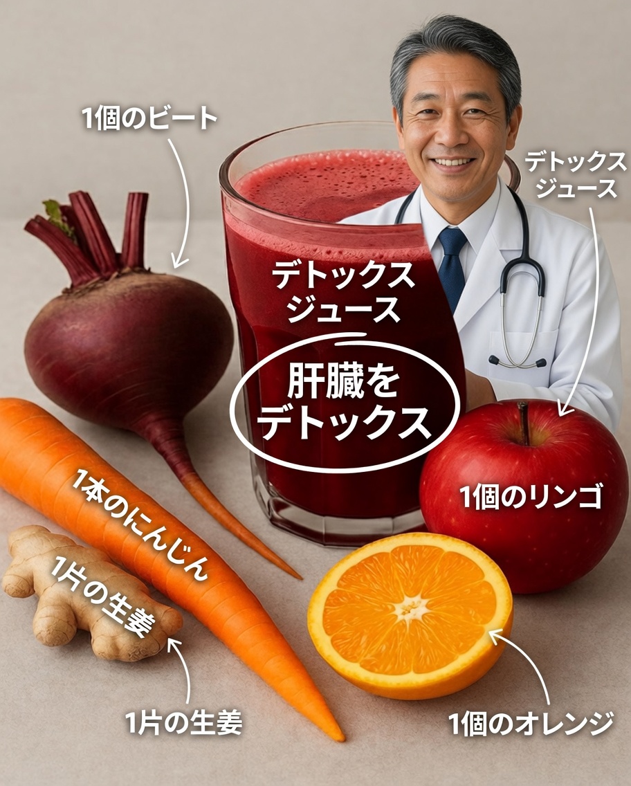 デトックスジュース：体の内側から外側までリフレッシュ