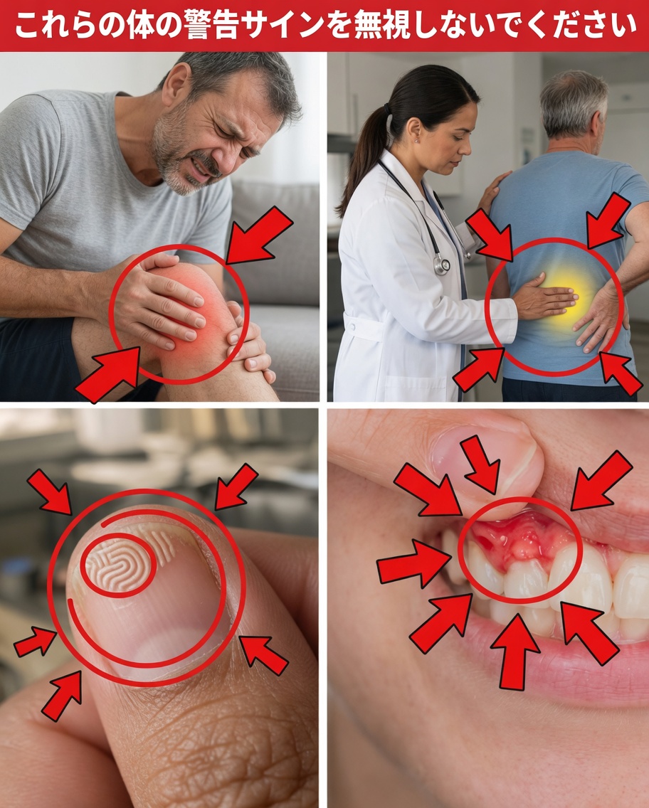 見過ごしてはいけない健康問題のサインかもしれない体の静かな7つの兆候