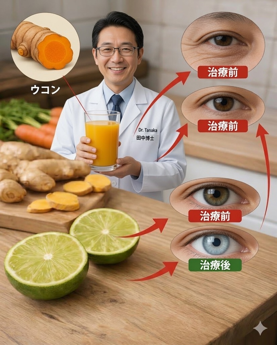 目の健康を自然にサポートするための、にんじん・しょうが・柑橘のシンプルなジュース習慣