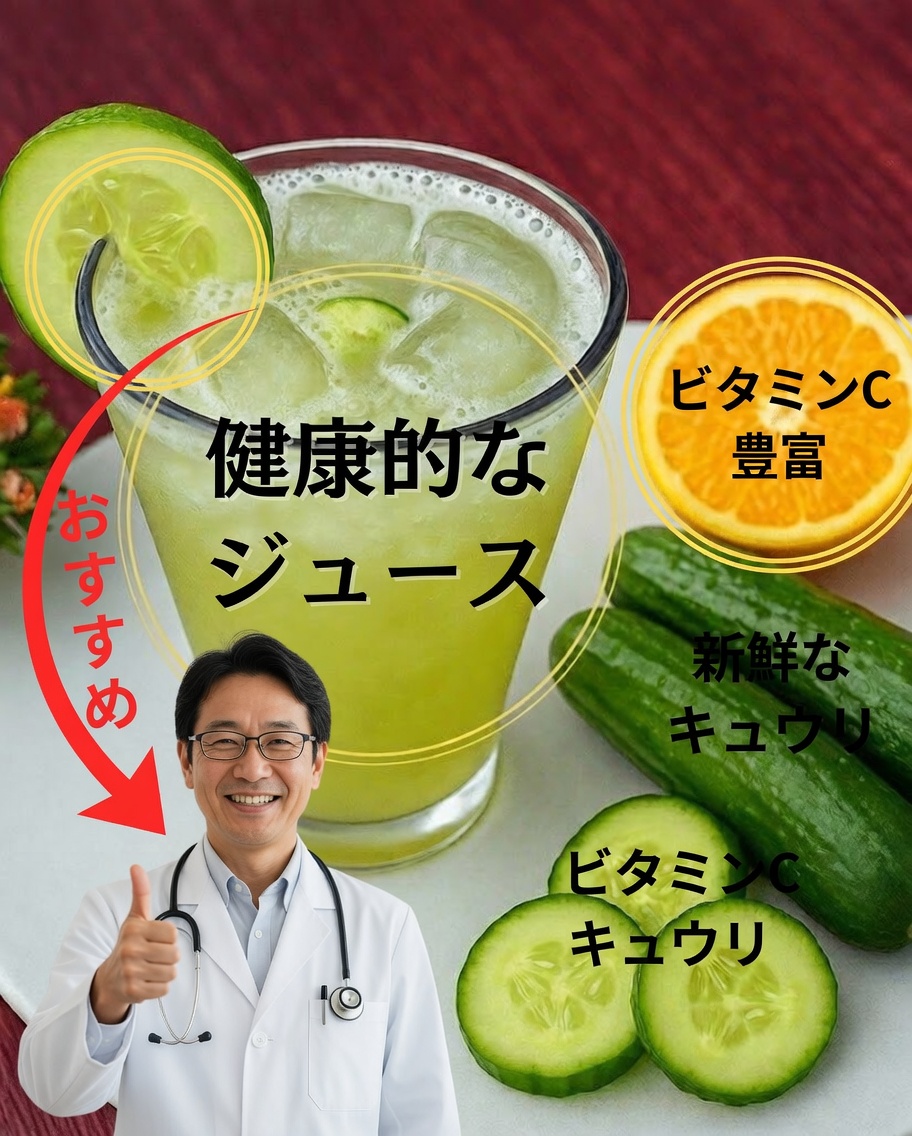 ベバ・サウデ：水分補給を変えるかもしれないきゅうりレモネード