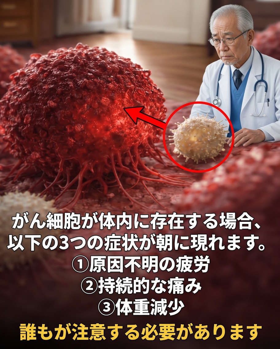 大人が無視してはいけない、がんに関連する変化を示す可能性がある朝の症状3つ