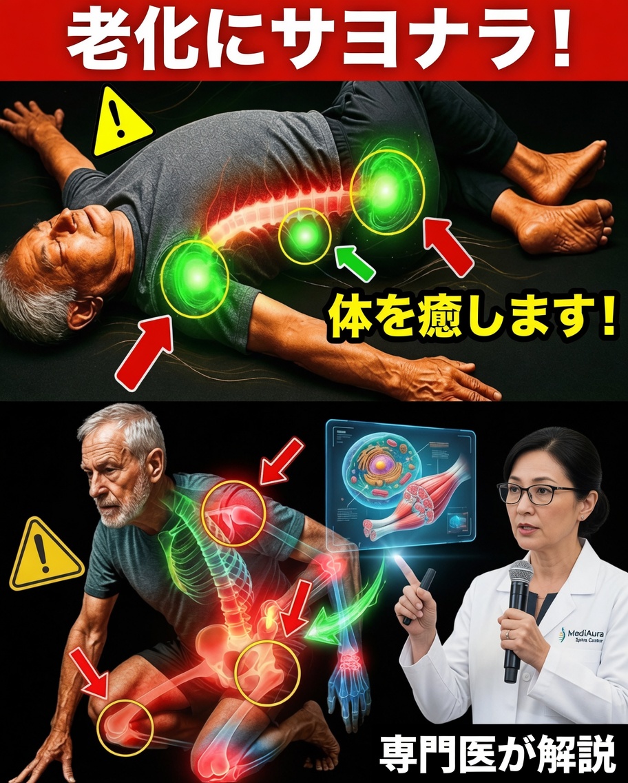 60歳以上？日本の高齢者が「これで決まり」と太鼓判を押す、寝る前にできるやさしい動き5選（ジム不要）