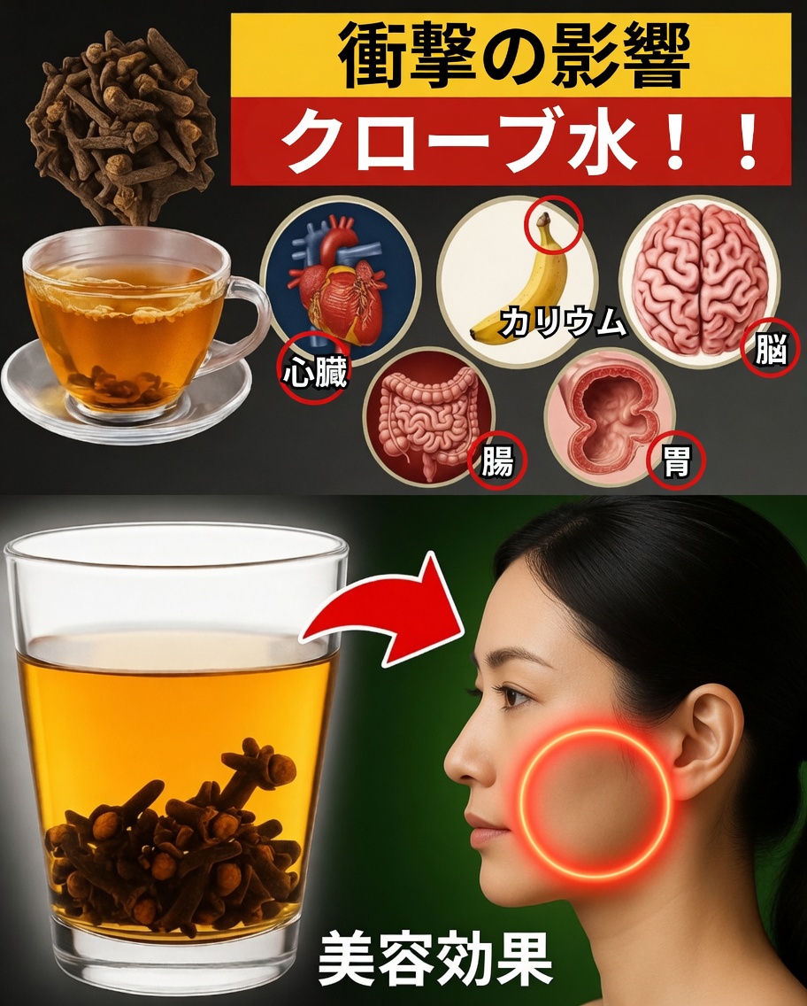 寝る前にクローブ水を飲む？夜の間に起こり得ることを見てみよう
