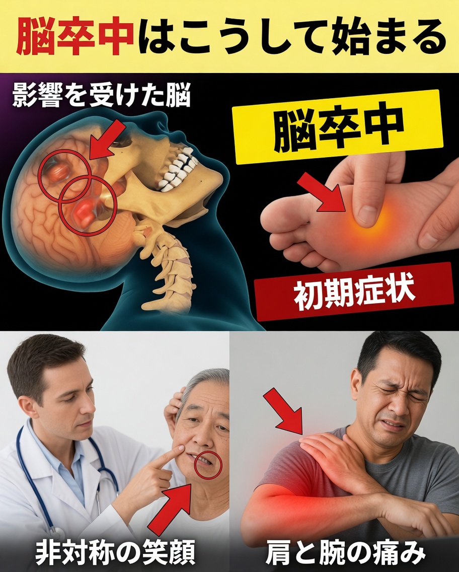 手遅れになる前に気づける脳卒中の警告サイン8つ