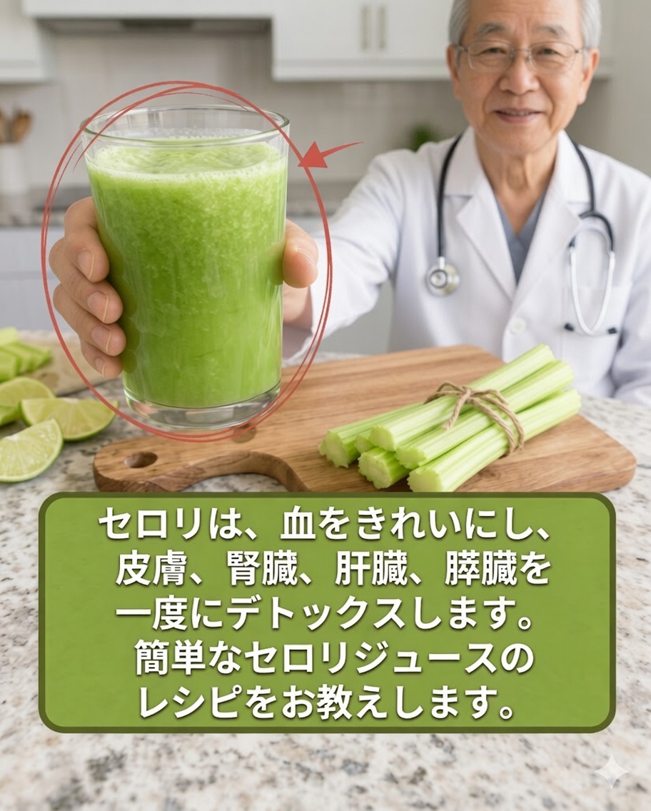 セロリジュースかセロリ丸ごとか？日々の健康を本当に支えるのはどちら？