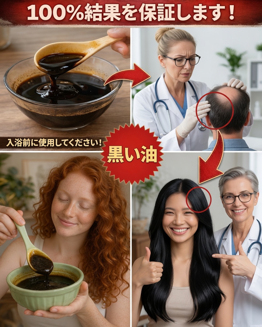 白髪を自然に黒髪へ：白髪を暗くできる安全な家庭療法