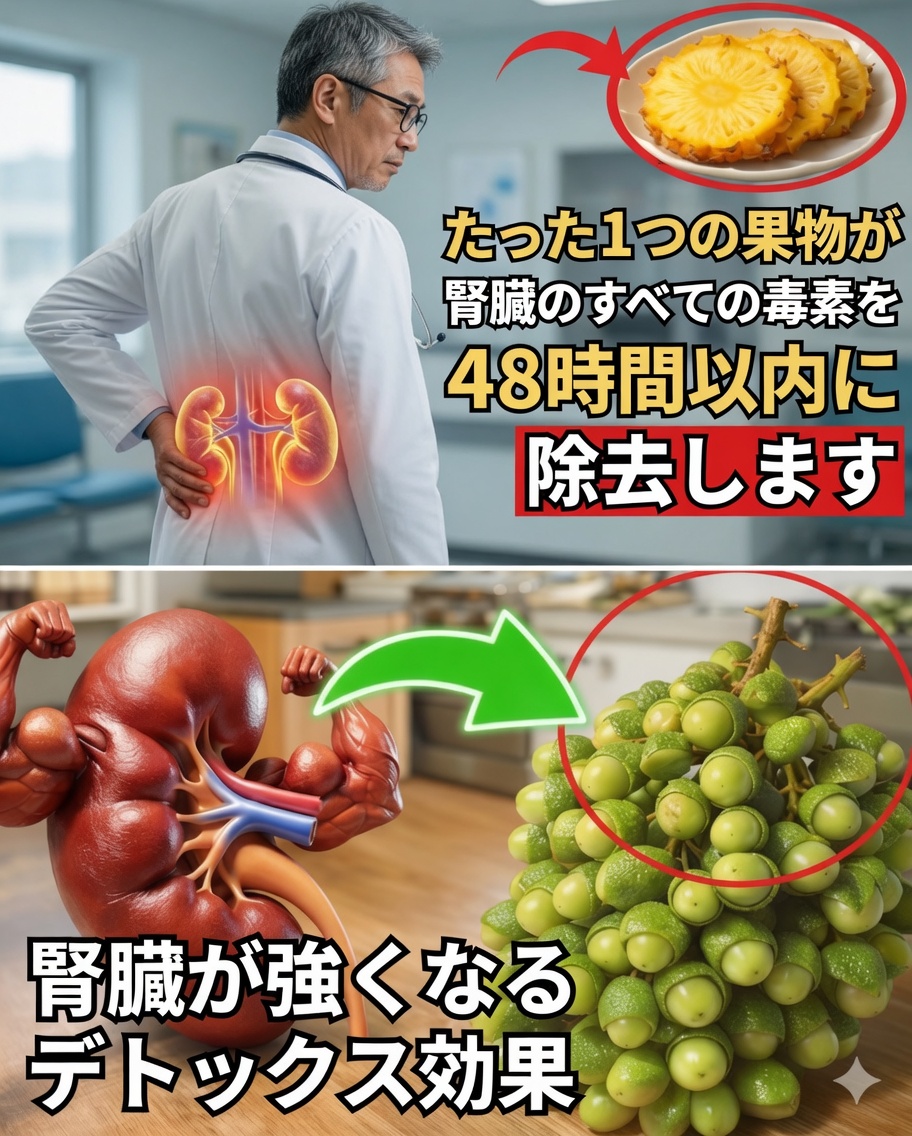 睡眠中に腎臓が毒素を排出するのを助ける強力な果物4選｜高齢者の健康のヒント