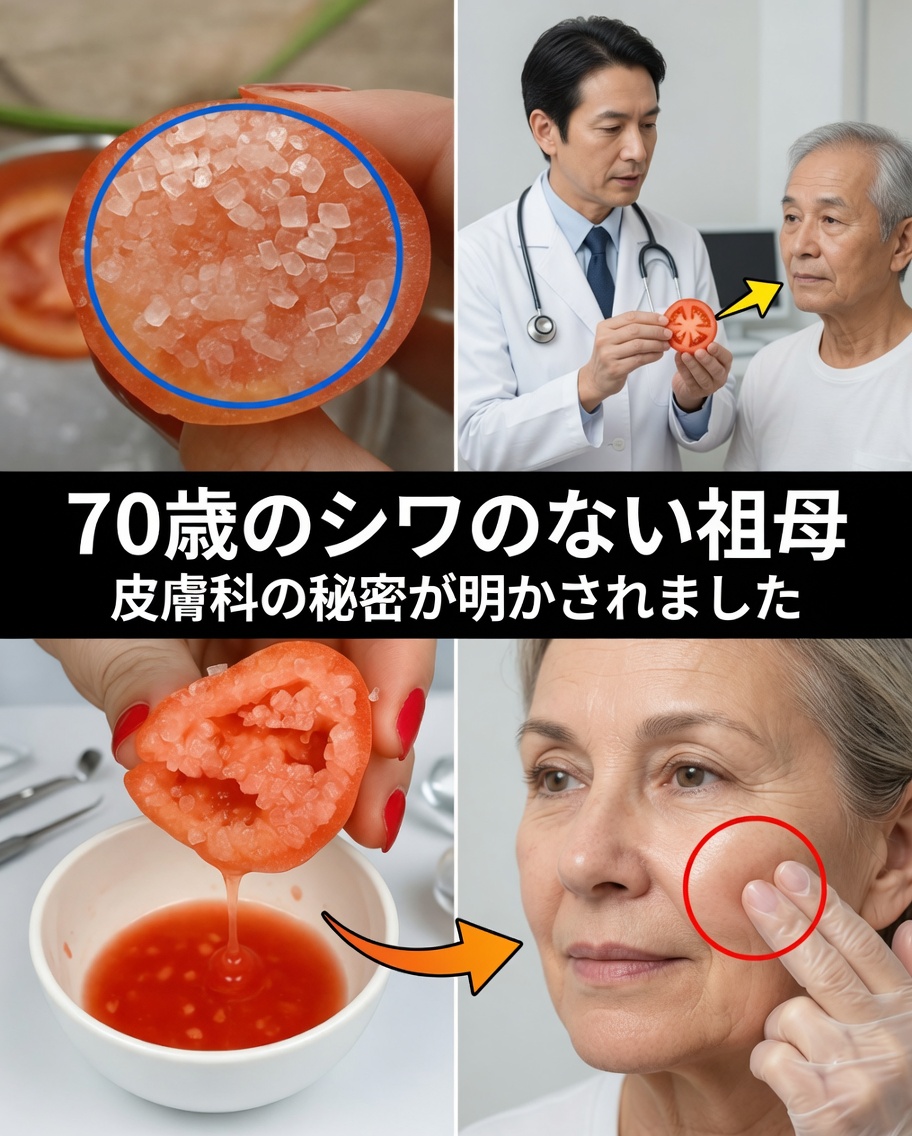 シワを自然に消す：トマトが肌を変える方法