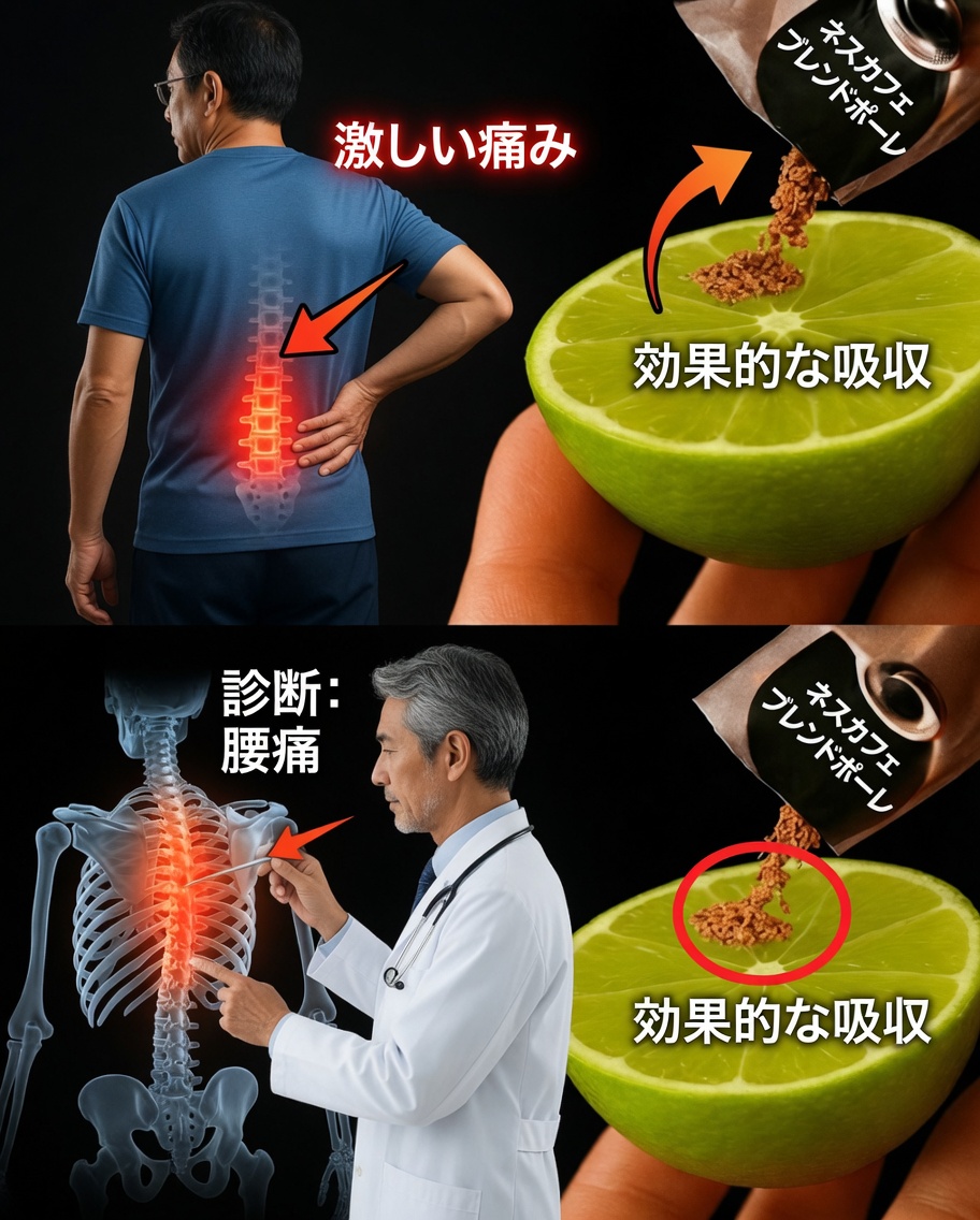 レモンコーヒー：痛みを和らげる驚きの自然な組み合わせ