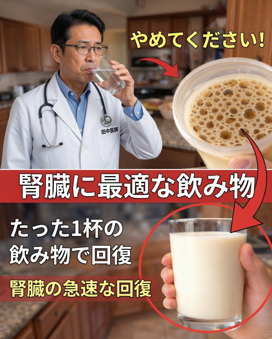 腎臓の健康に最適な飲み物5選：クレアチニンとタンパク尿のコントロールに役立つ小さな習慣