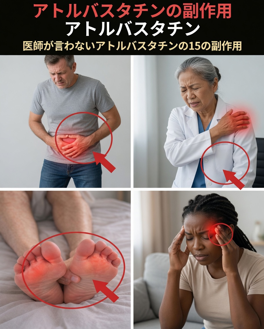 アトルバスタチンのあまり知られていない副作用15選――多くの患者が実践している具体的な対策