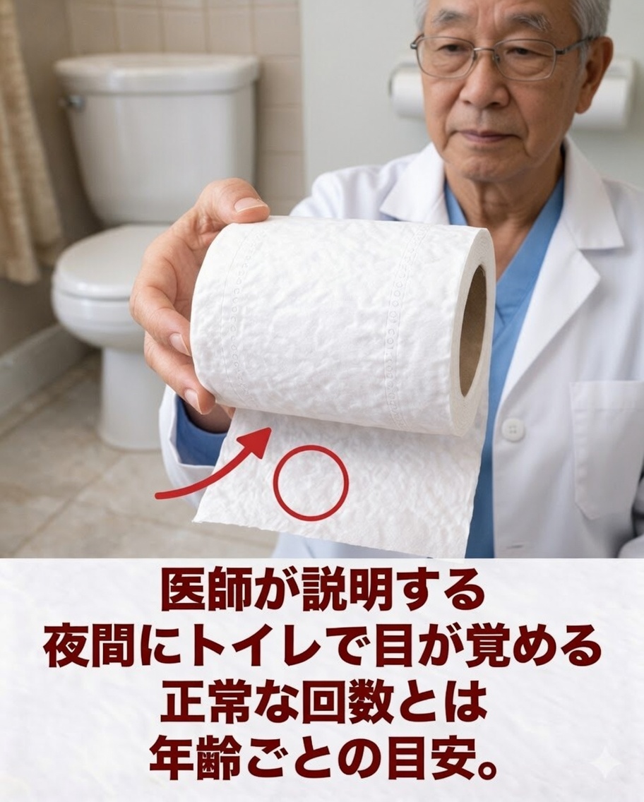 夜中に排尿のために起きるのは何回が普通？年齢別ガイド