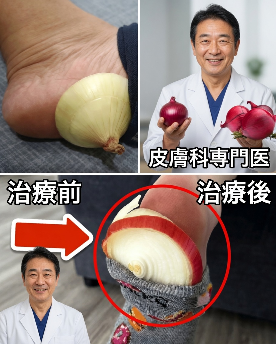 靴下の中の玉ねぎ:風邪やインフルエンザの症状緩和に役立つ驚くほど簡単な自然療法