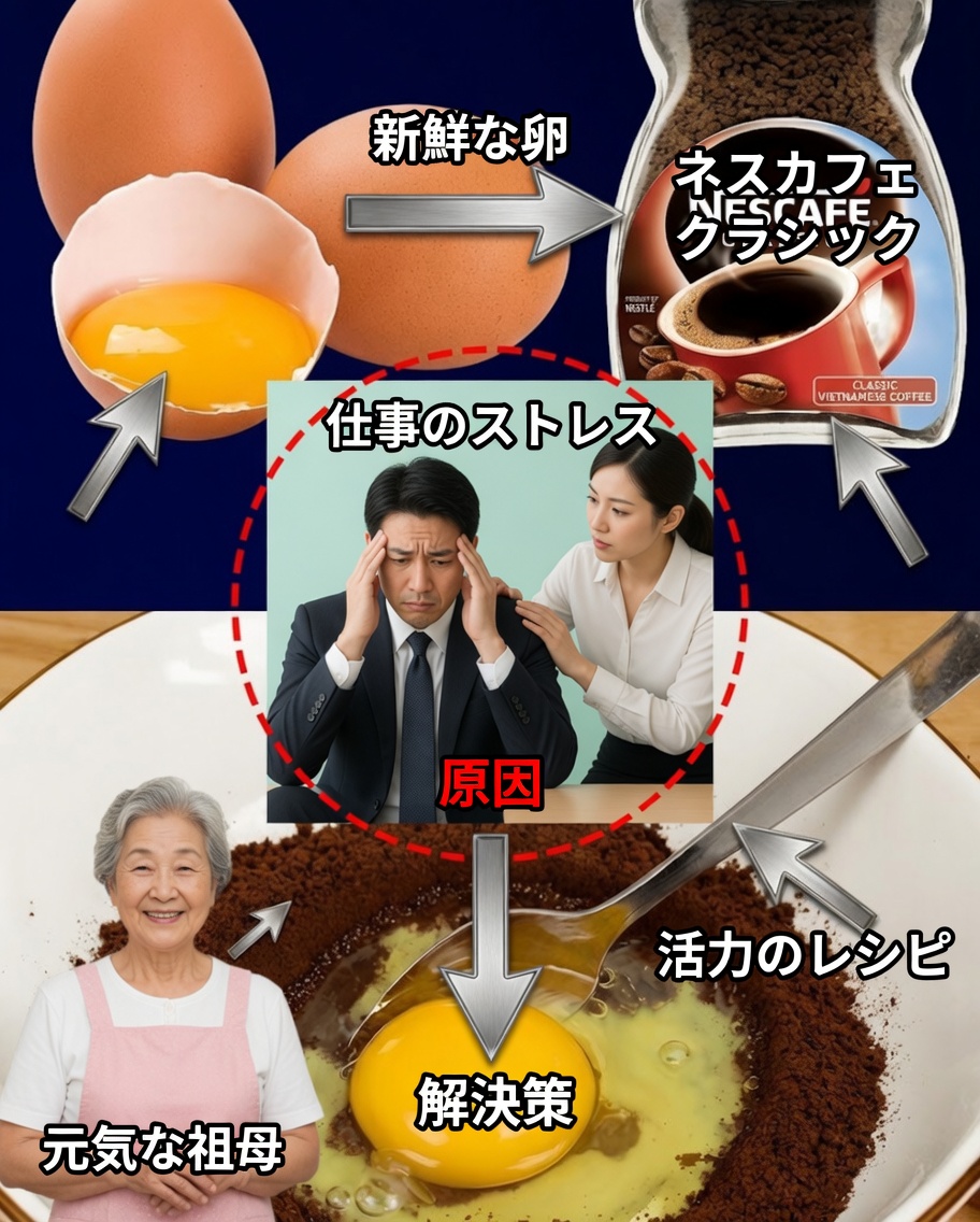 卵とコーヒーのエリクサー：エネルギーと親密さを蘇らせる驚きの自然ドリンク