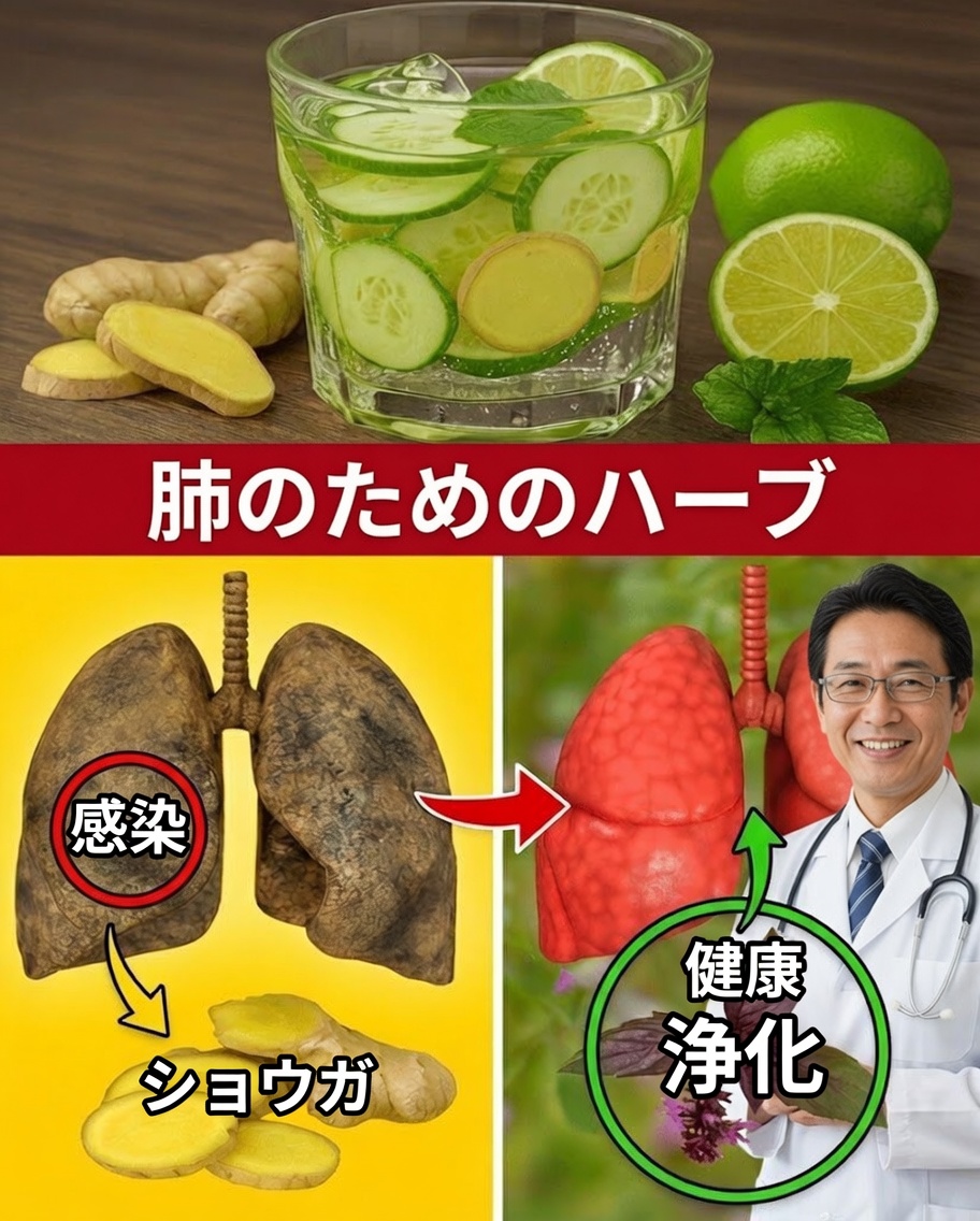 毎日キュウリ・ショウガ・ミント・レモン入りの水を飲むべき理由