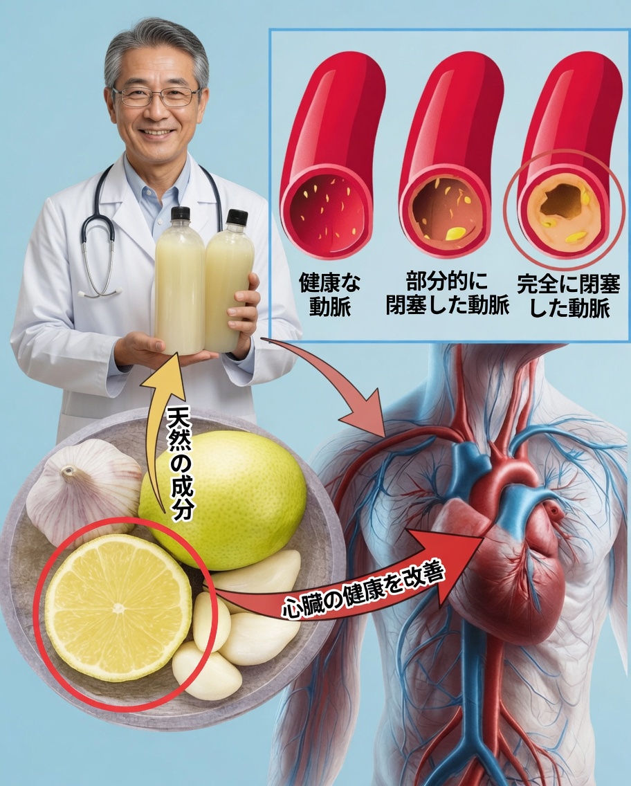 動脈内のプラークを減らし、血行を改善するのに役立つ可能性のある天然ジュース