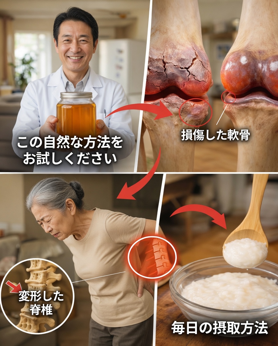 膝の軟骨の健康を支える自然食品：賢く関節を守ろう
