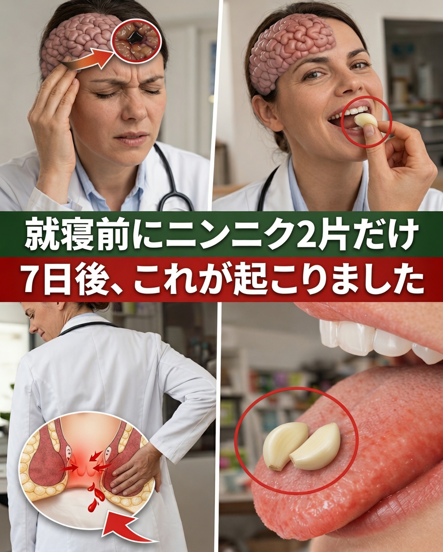 1日2片のニンニクを7日間食べると何が起こる？科学が裏付ける驚きの真実