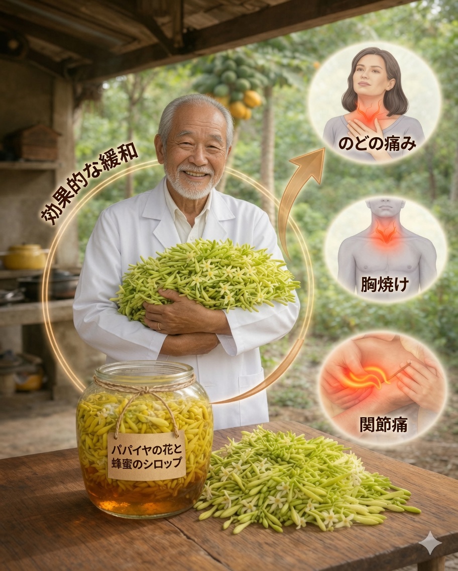 パパイヤの雄花に秘められた力：知っておくべき驚きの効果