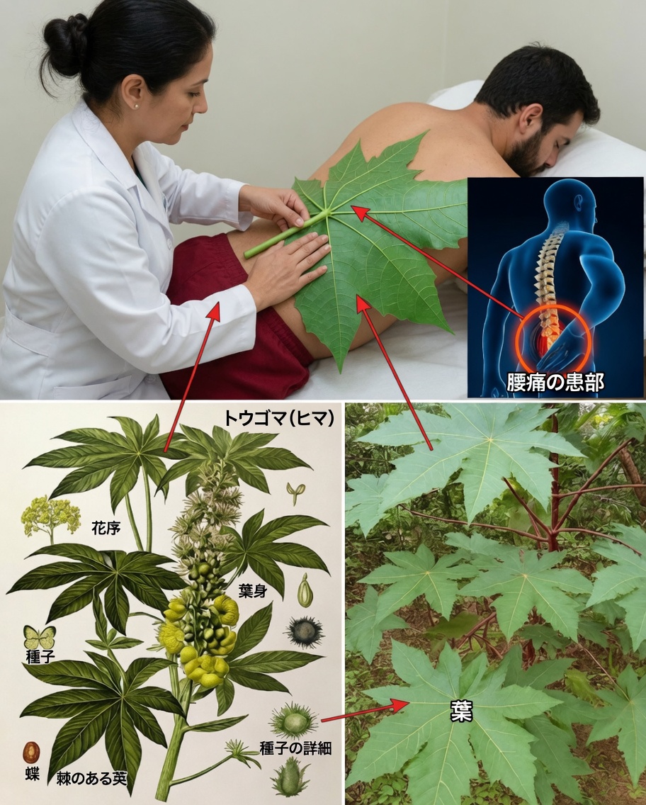 トウゴマの葉が自然治癒の宝とされる理由