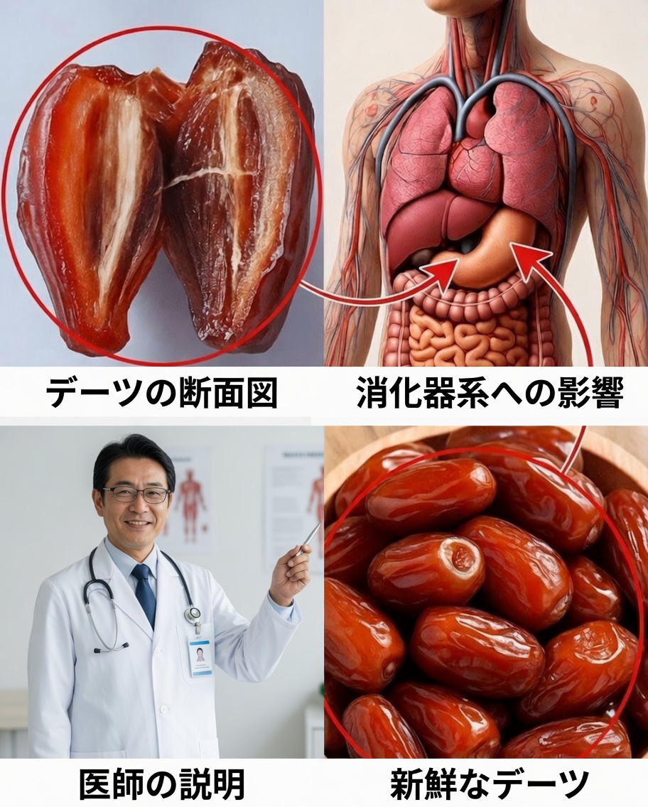 毎日ナツメヤシの実を3個食べると体に何が起こる？