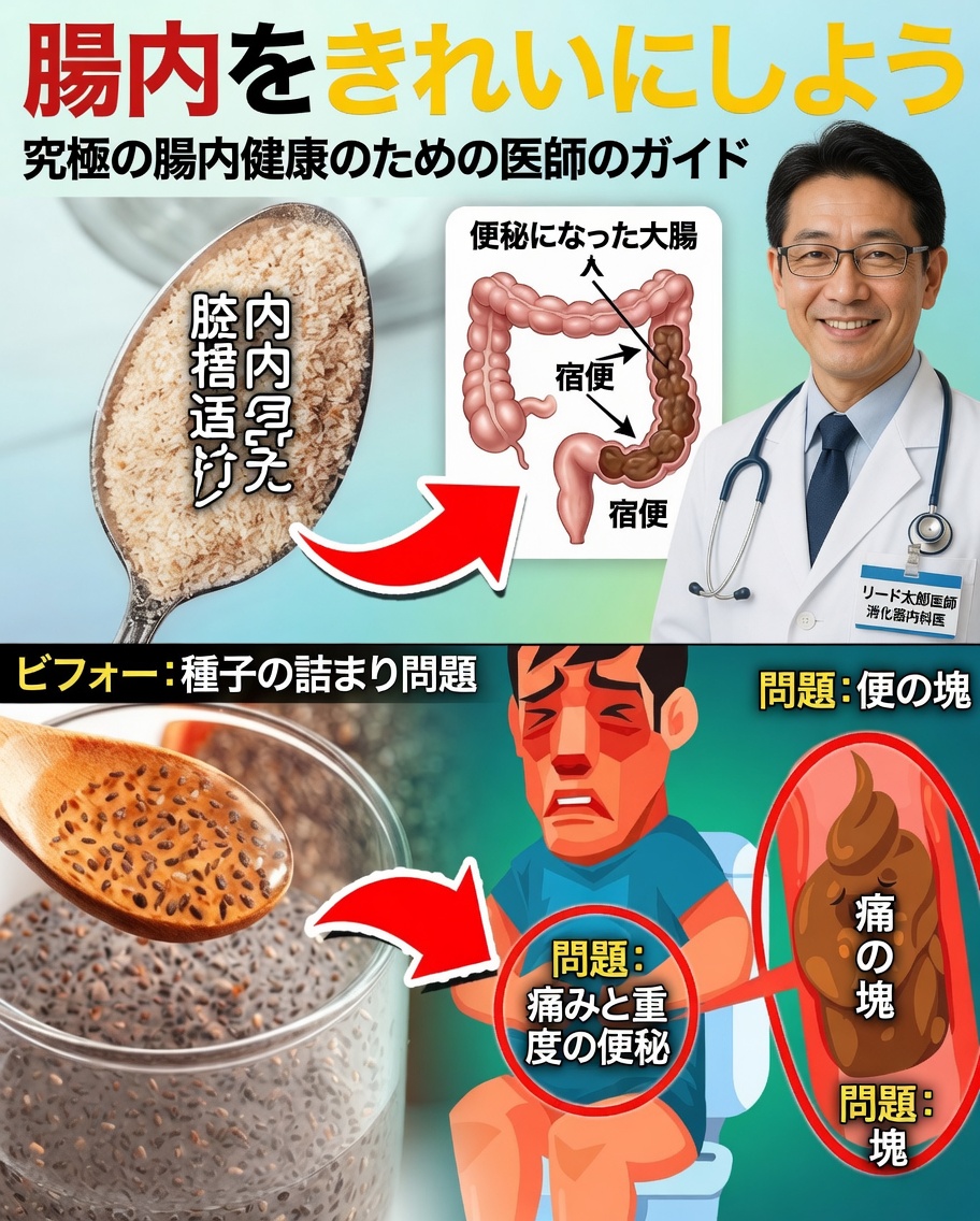 朝にコップ一杯飲んで大腸を自然にクレンジングしましょう