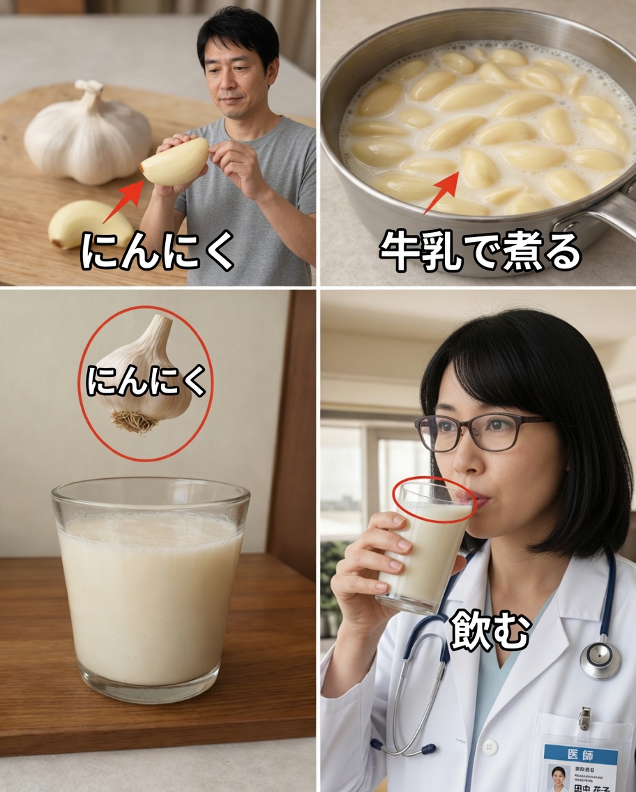 牛乳で煮たニンニク：この自然な飲み物を飲み始めるべき理由